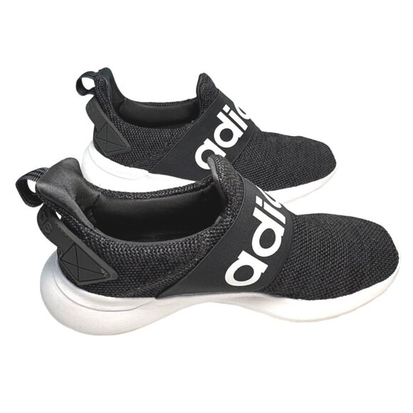 Adidas Lite Racer Adapt Black Mesh Logo Slip On Athletic Sneakers Size 7.5 - Picture 1 of 7